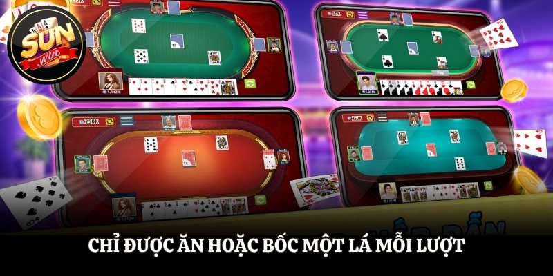 Chỉ được ăn hoặc bốc một lá mỗi lượt