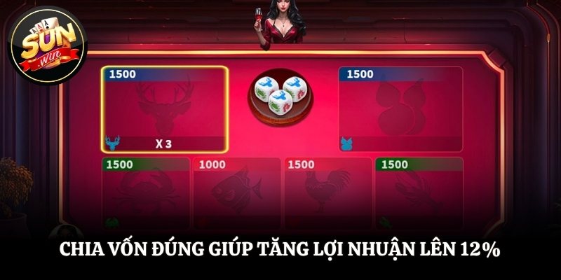 Bầu Cua SUNWIN - Xúc Xắc Online Chuẩn 3d, Tốc Độ Cực Mượt Chia vốn đúng giúp tăng lợi nhuận lên 12%