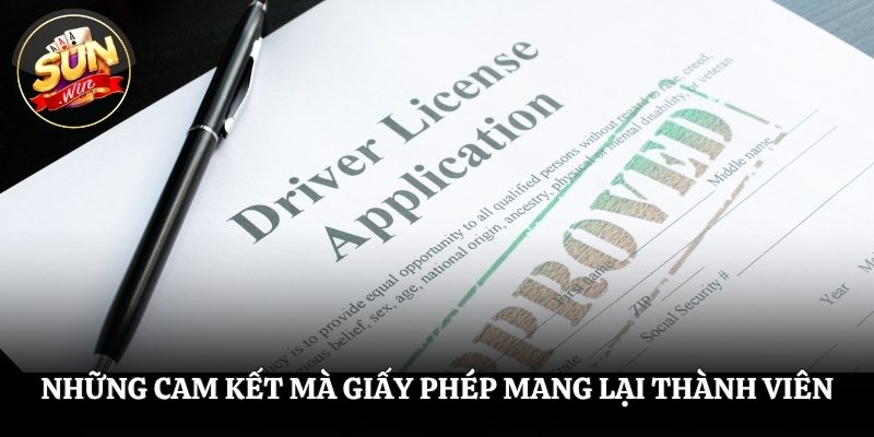 Giấy Phép Hoạt Động SUNWIN - Tấm Khiên Bảo Vệ Người Chơi Những cam kết mà giấy phép mang lại thành viên