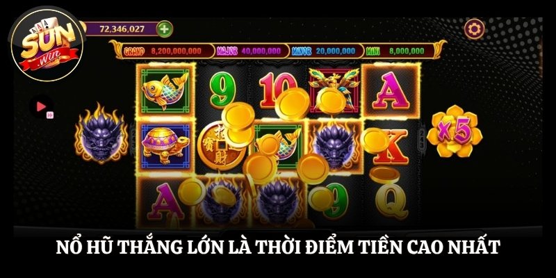 Nổ Hũ Thắng Lớn Mang Đến Thưởng Giá Trị Cao Cho Người Chơi Nổ hũ thắng lớn là thời điểm tiền cao nhất