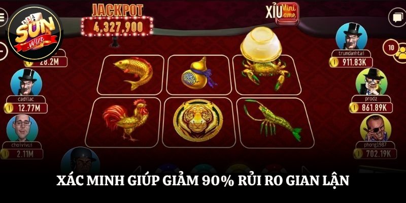 Bầu Cua SUNWIN - Xúc Xắc Online Chuẩn 3d, Tốc Độ Cực Mượt Xác minh giúp giảm 90% rủi ro gian lận